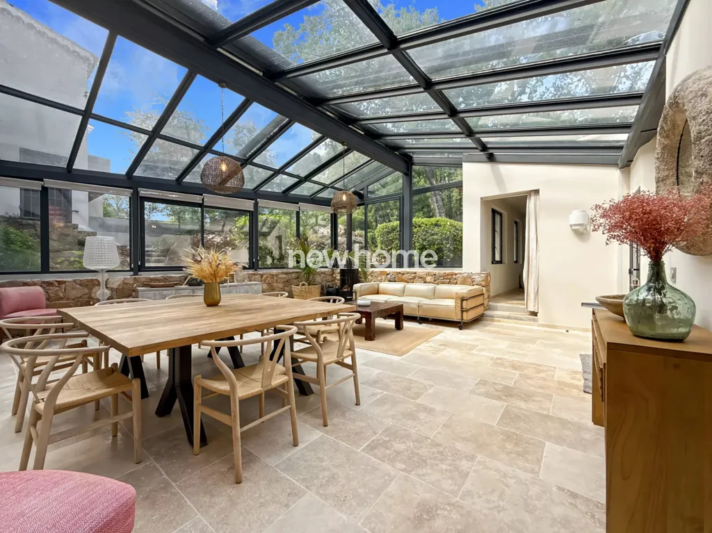 Terrace - Luxury Farmhouse with Pool in Fayence