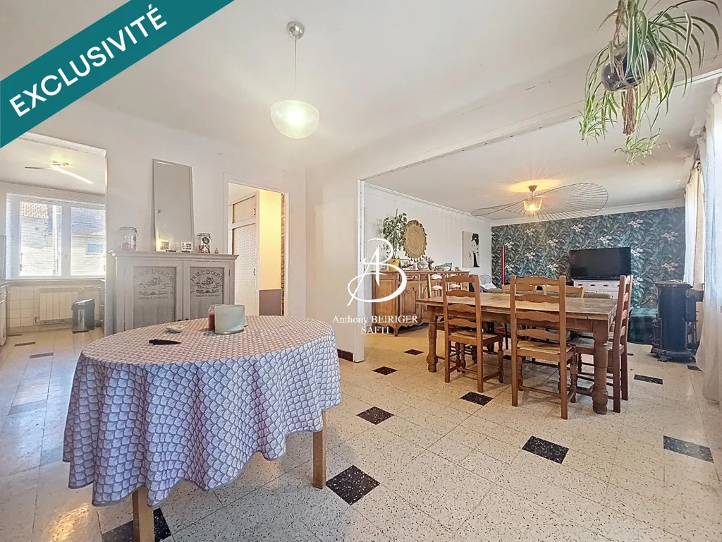 Salle à manger - Maison Mitoyenne avec Terrasse à Landecourt
