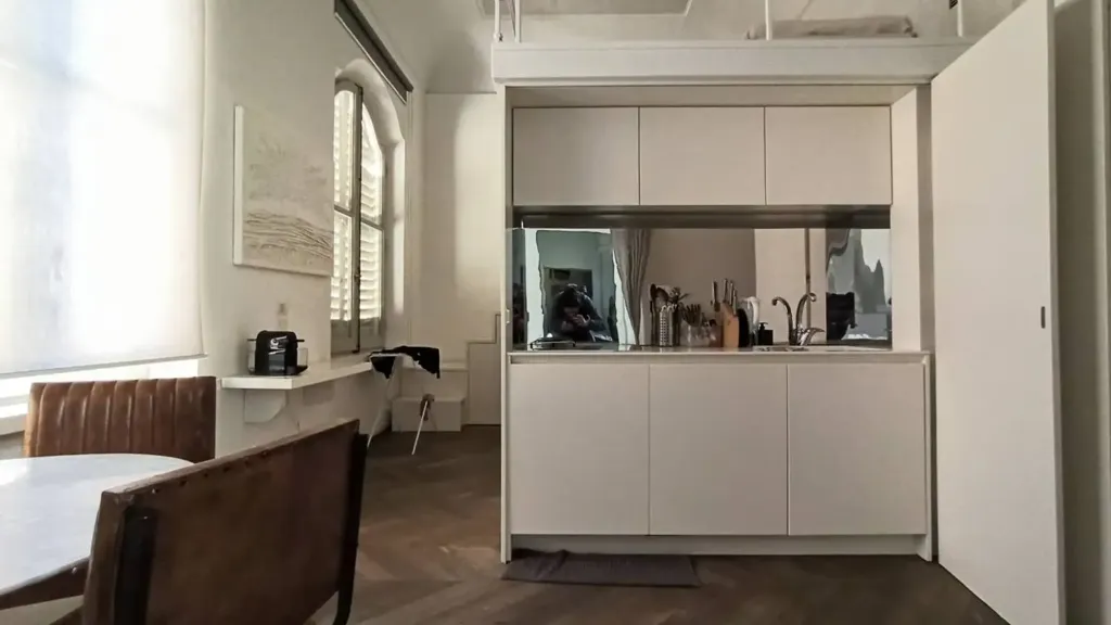 Köök - Historic Two-Bedroom Apartment in Capodimonte, Ancona