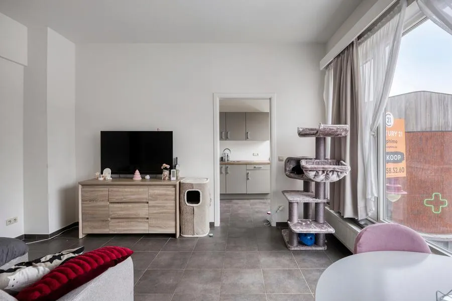 Living Room - Charming Apartment with Central Location in Aarschot