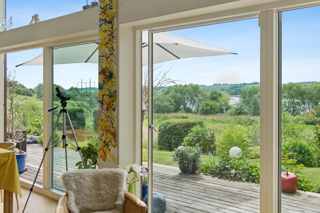 Terrasse - Swedish Villa with Panoramic Nature View in Hoptrup