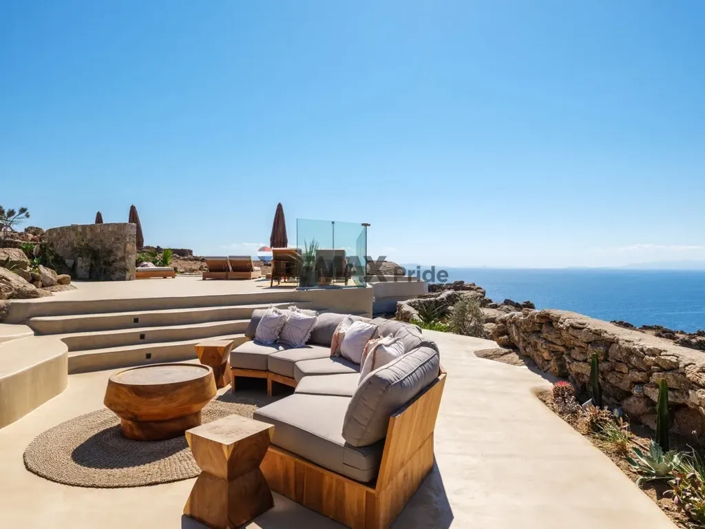 Terrasse - New Villa with Sea View in Mykonos