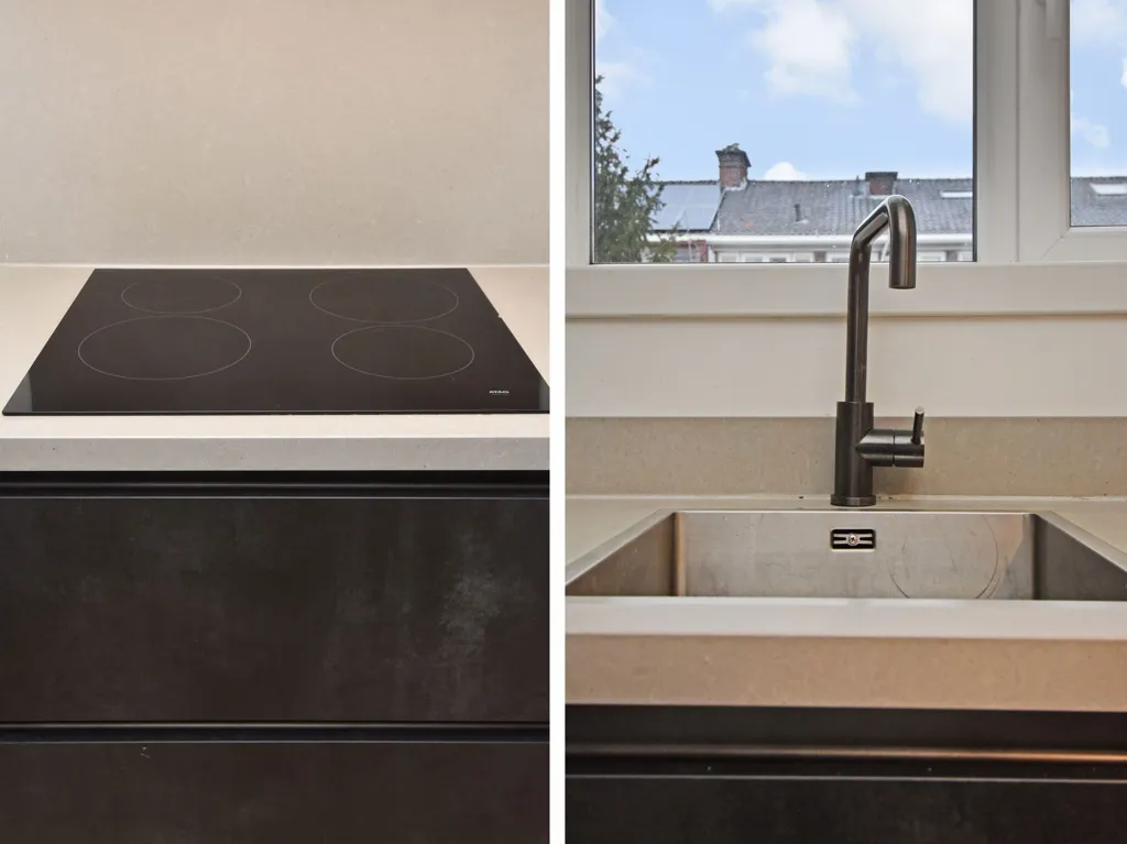 Cuisine - Renovated Apartment with Balcony in Rotterdam