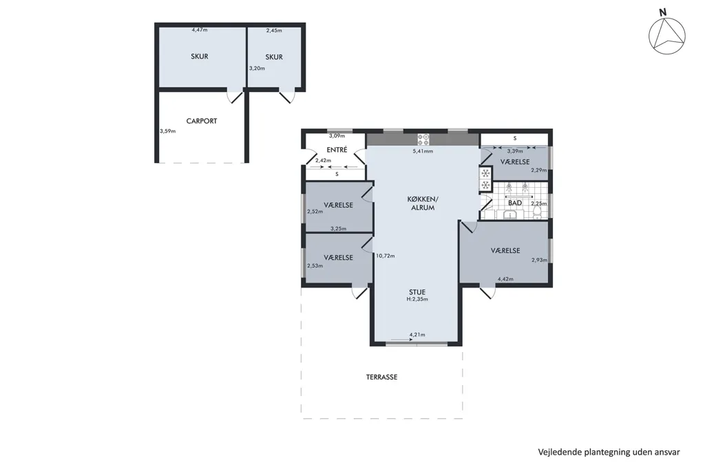 Plan - Modernised Villa with Garden in Pip Quarter