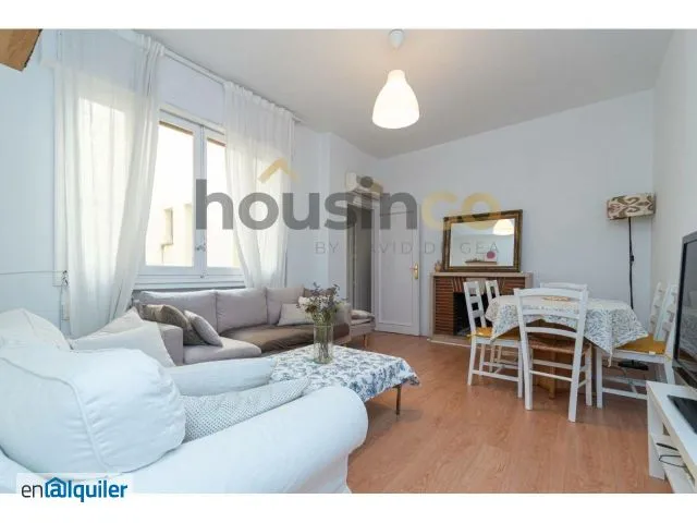 Soggiorno - Apartment with Terrace in Chamberí, Madrid