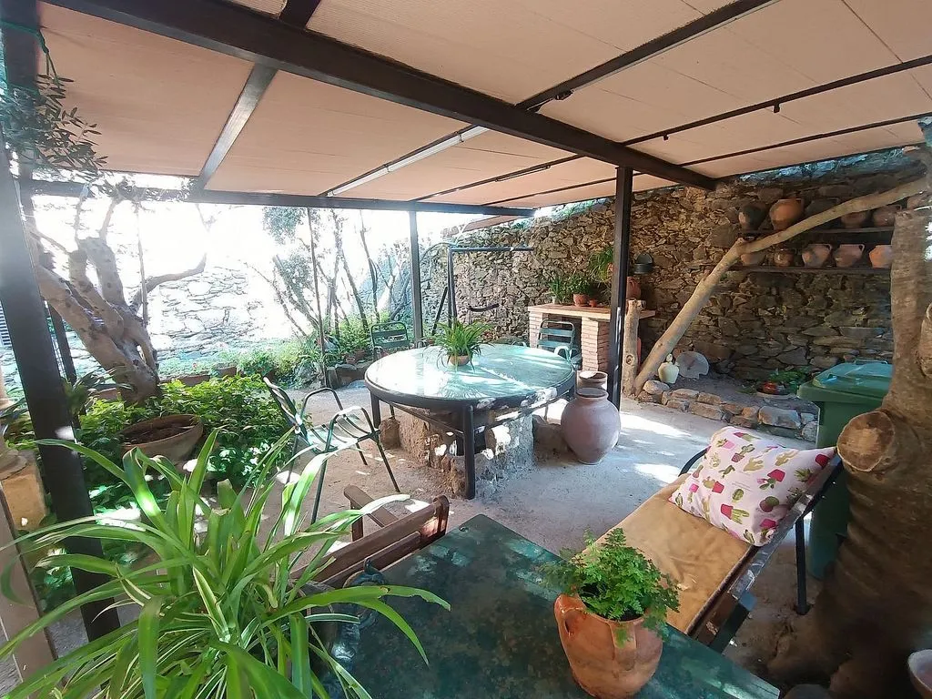 Terraza - Historic Chalet with Piscina in Sierra De Gata