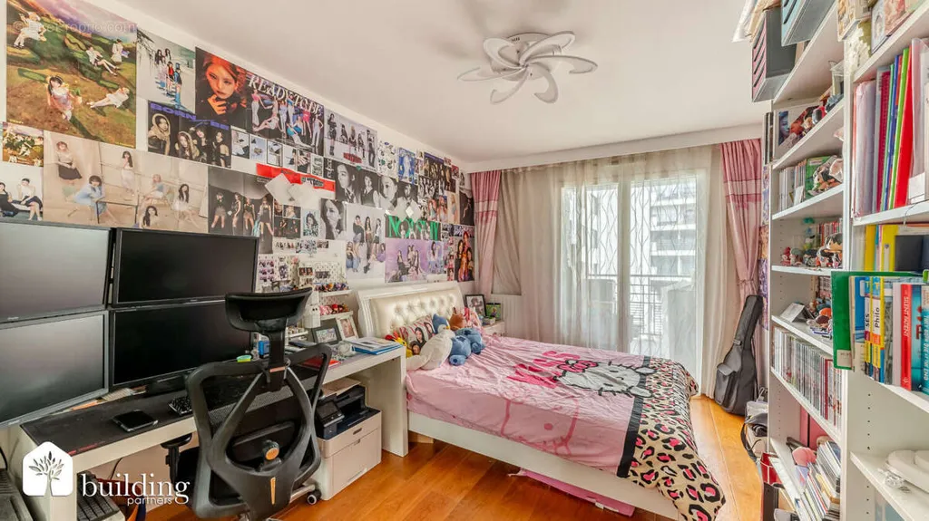 Chambres - Appartement 4 Pièces avec Terrasses à Levallois-Perret