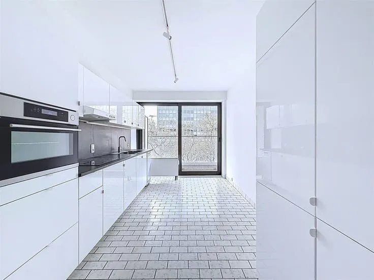 Cuisine - Appartement au Boulevard Bischoffsheim à Bruxelles