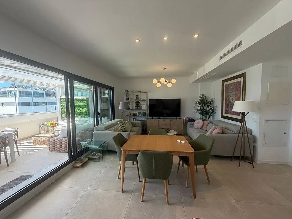 Living Room - Penthouse with Pool on Avenida Mar de Alborán