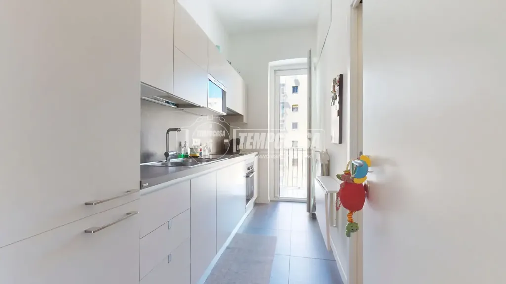Köök - Central Apartment with Balcony in Bari