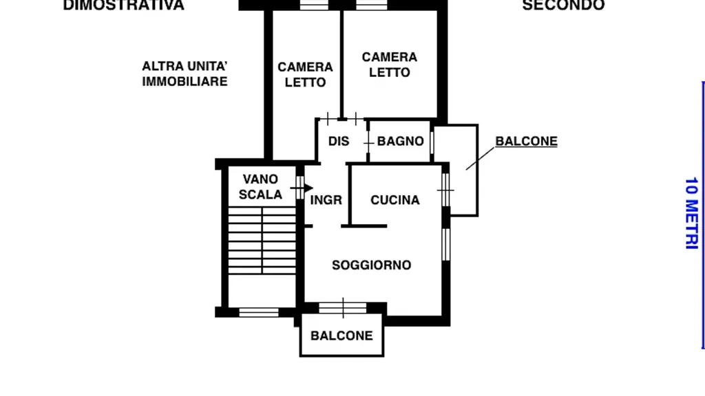 Plaan - Terraced Apartment in Garlasco