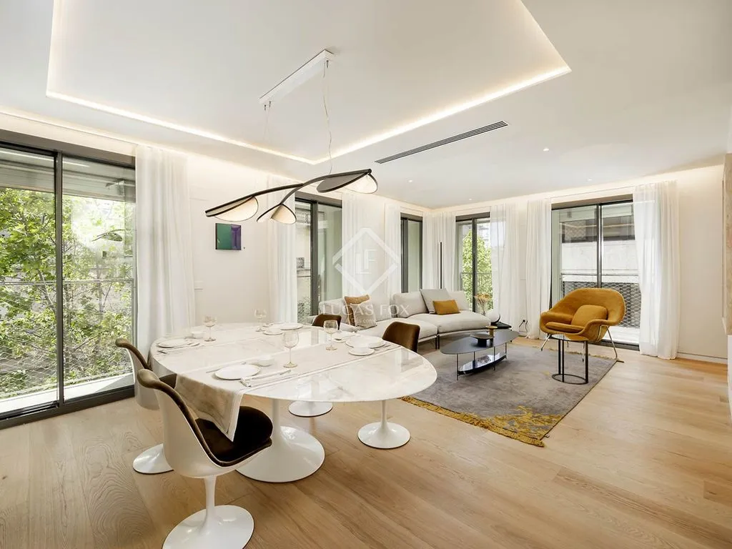 Salle à manger - Luxury Apartment with Pool in Barcelona