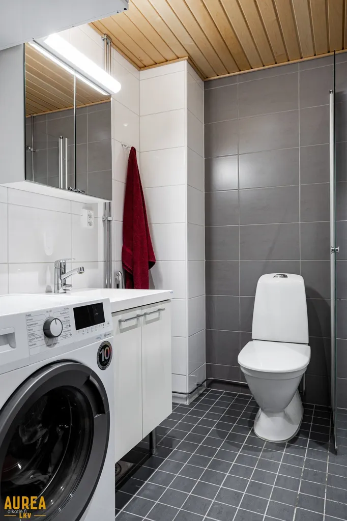 Salles de bain - Modern Studio with French Balcony in Tuira
