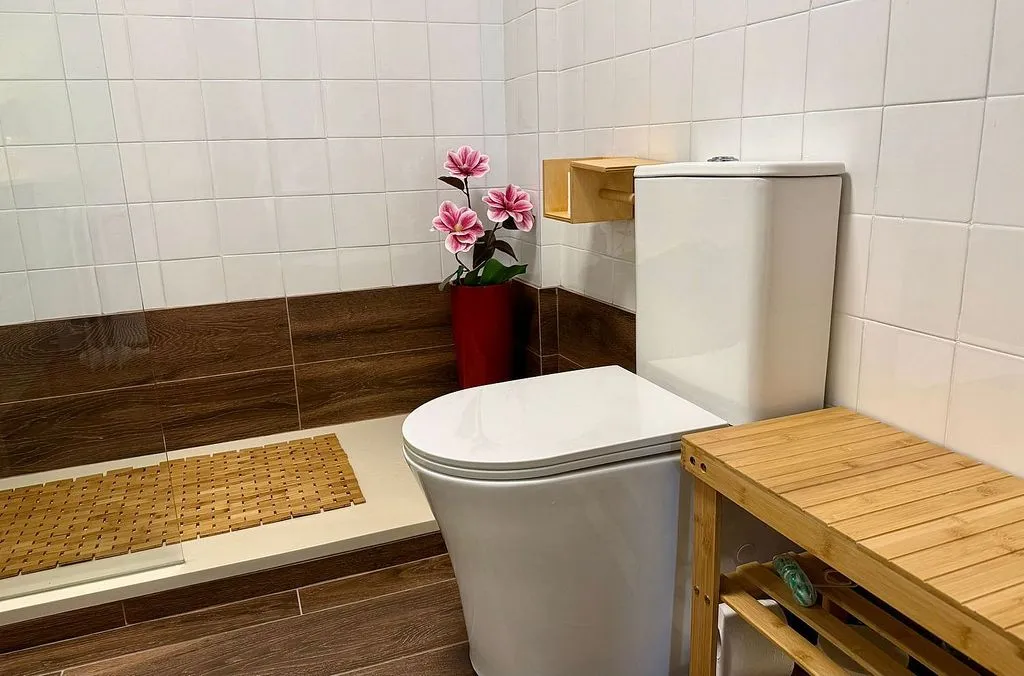 Bathrooms - Penthouse with Pool in Talamanca de Jarama
