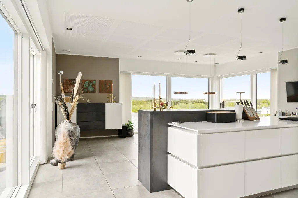 Cuisine - Funkis Villa with Panoramic View in Mårslet