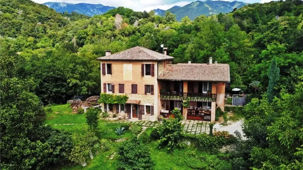 Vue aérienne - Rustic Villa with Garden in Montebelluna