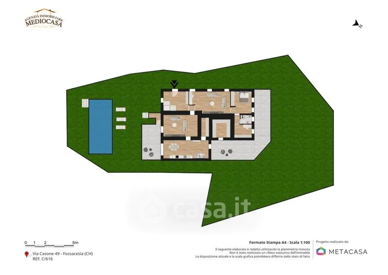 Plan - Rustic-Chic Villa with Pool in Fossacesia