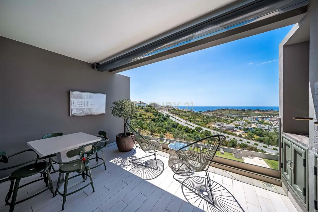 Terrace - Modern Apartment with Sea View in Albufeira