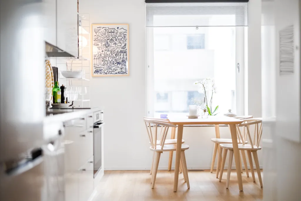 Sala da pranzo - Modern Flat with City Proximity in Munksjöstaden