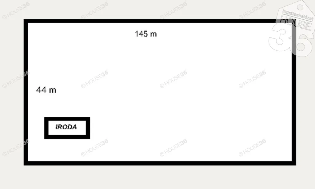 Plan - Developable Plot with Utilities near Auchan, Kecskemét