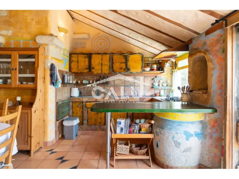 Köök - Rustic Chalet with Sea Views in Granadilla de Abona