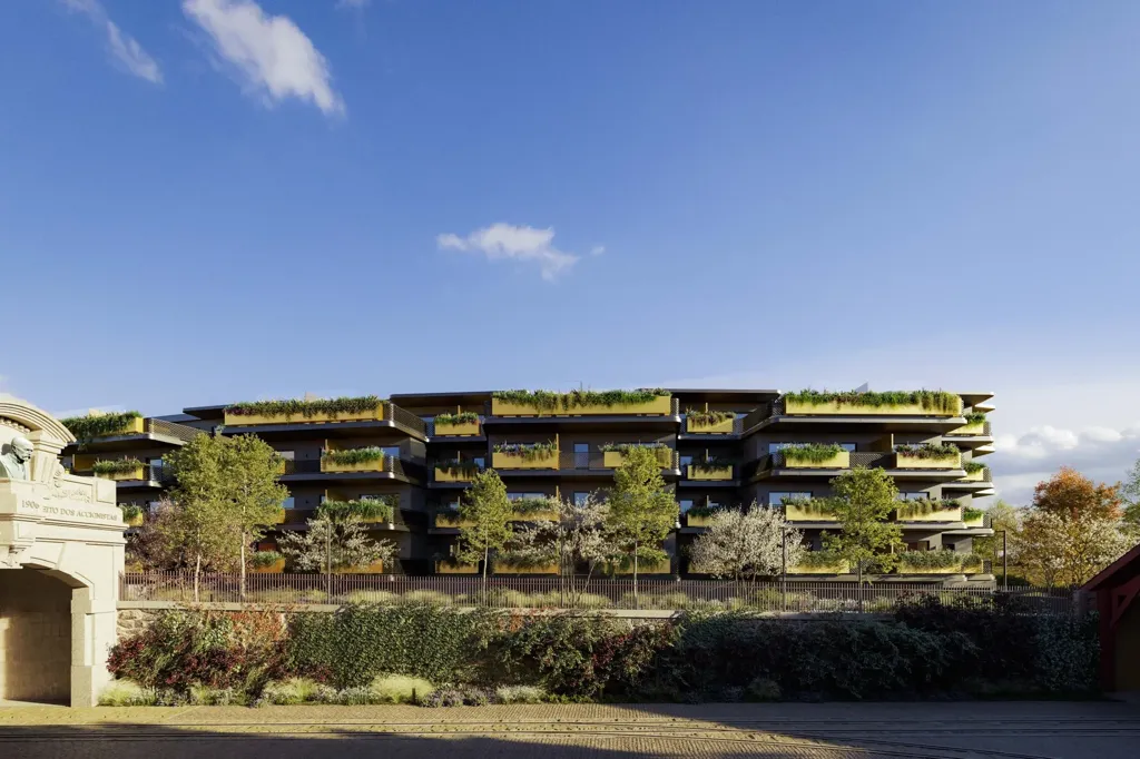Vue aérienne - Three-Bedroom Apartment with Water View in Porto