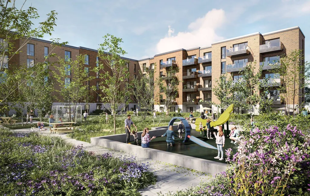 Jardin - 4-Bed Apartment with Private Terrace in Brøndby