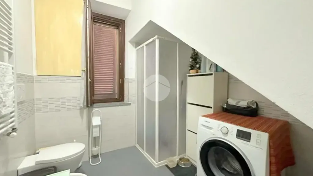 Salles de bain - Renovated Apartment with Courtyard in Savigliano