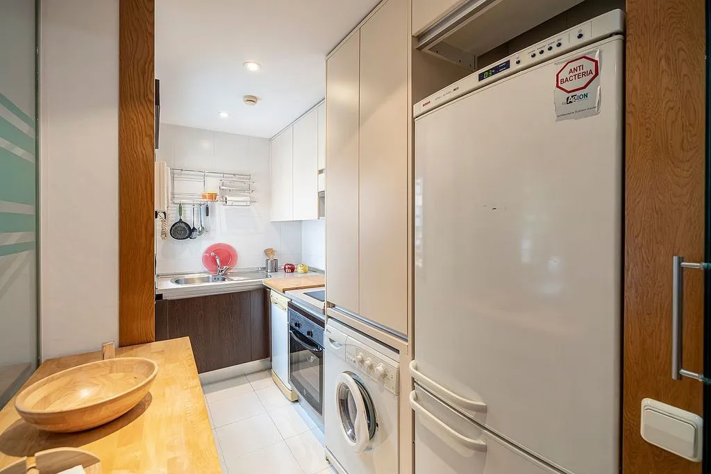 Köök - 1-Bed Flat with Pool in Legazpi