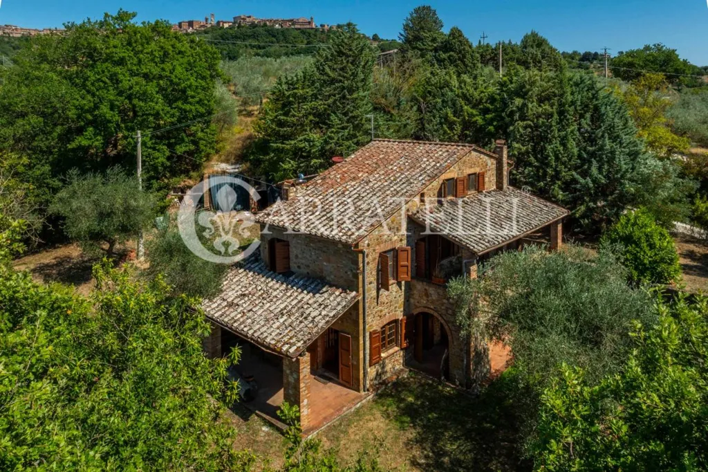 Õhuvaade - Luxury Farmhouse with Panoramic Views in Città della Pieve