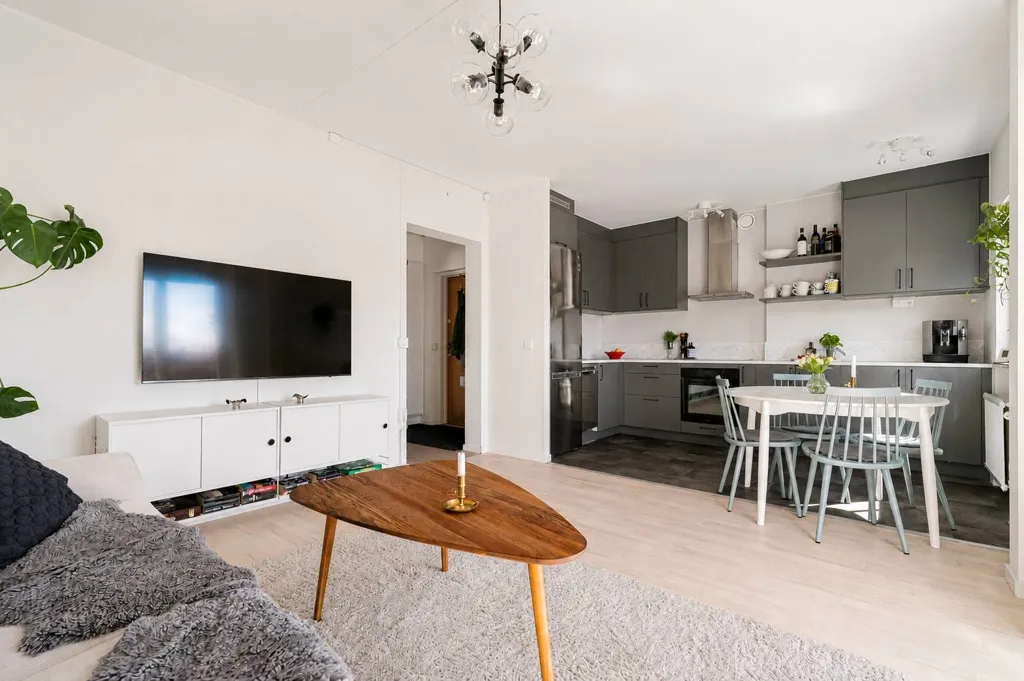 Elutuba - Modern Two-Bedroom Flat with Balcony in Stockholm