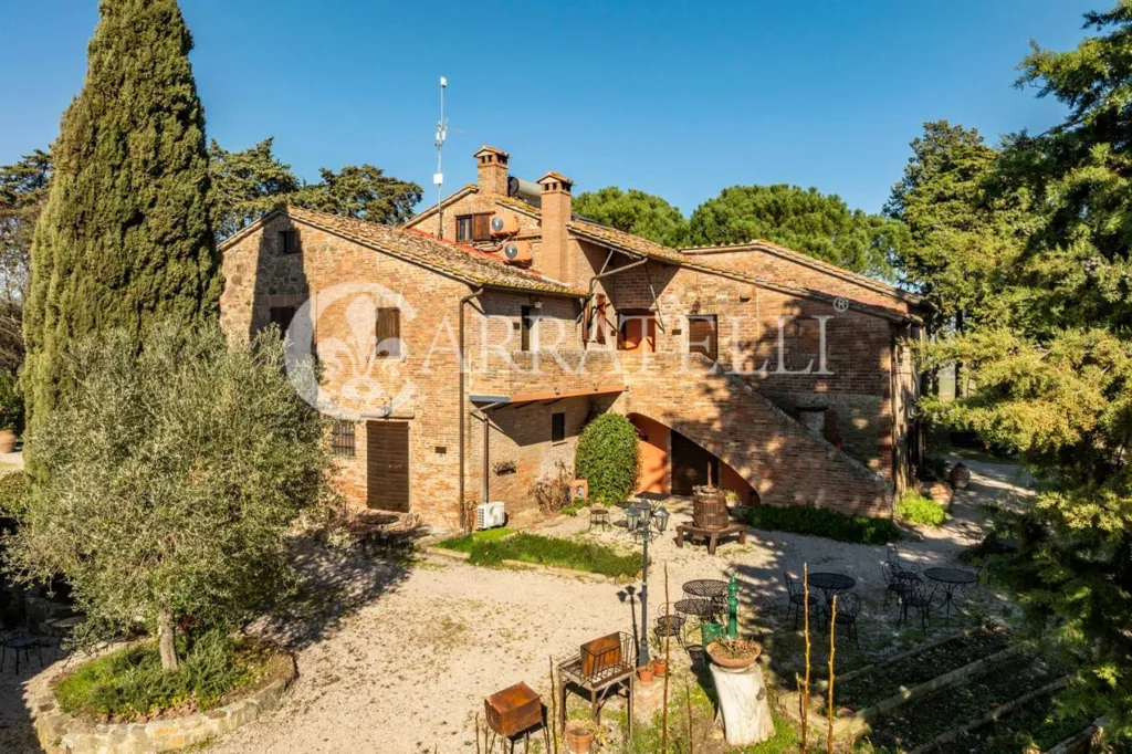 Õhuvaade - Rustic Casale with Pool in Castiglione del Lago