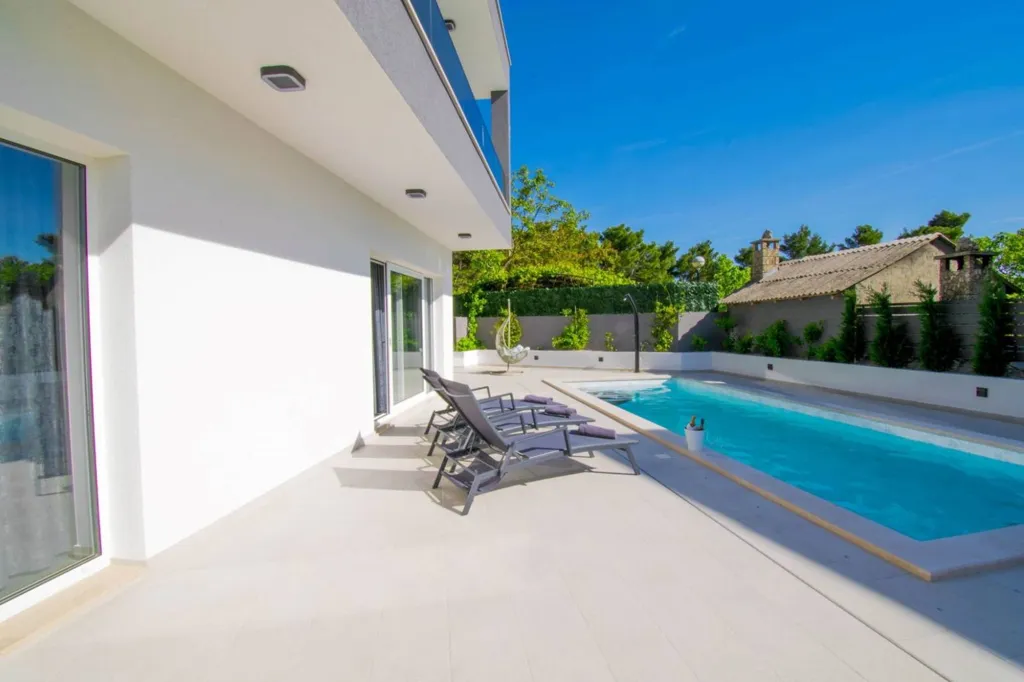 Pool - New Villa with Pool in Baška Voda
