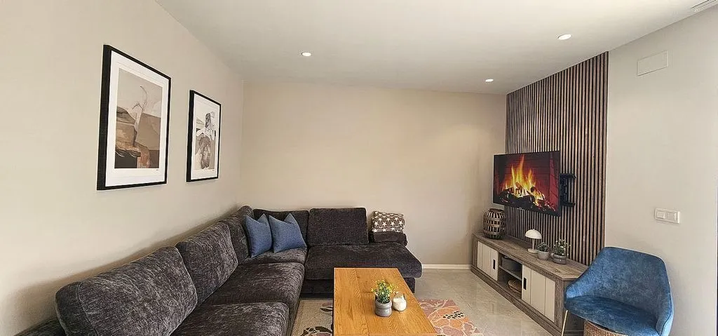 Séjour - Semi-Detached House with Pool in Finestrat