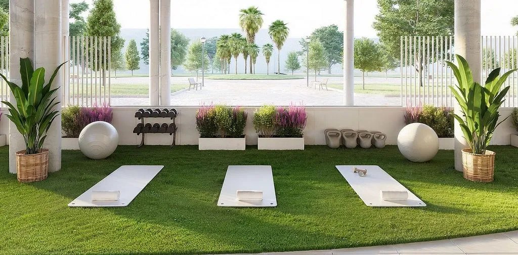 Terrasse - New Flat with Pool in Jorge Guillén Street
