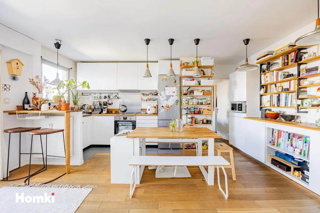 Cuisine - Appartement T2 avec Balcon à Paris 75018