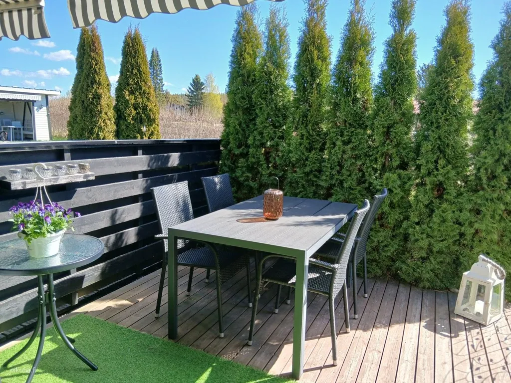 Terrass - Renovated Duplex with Sauna in Koskenkylä