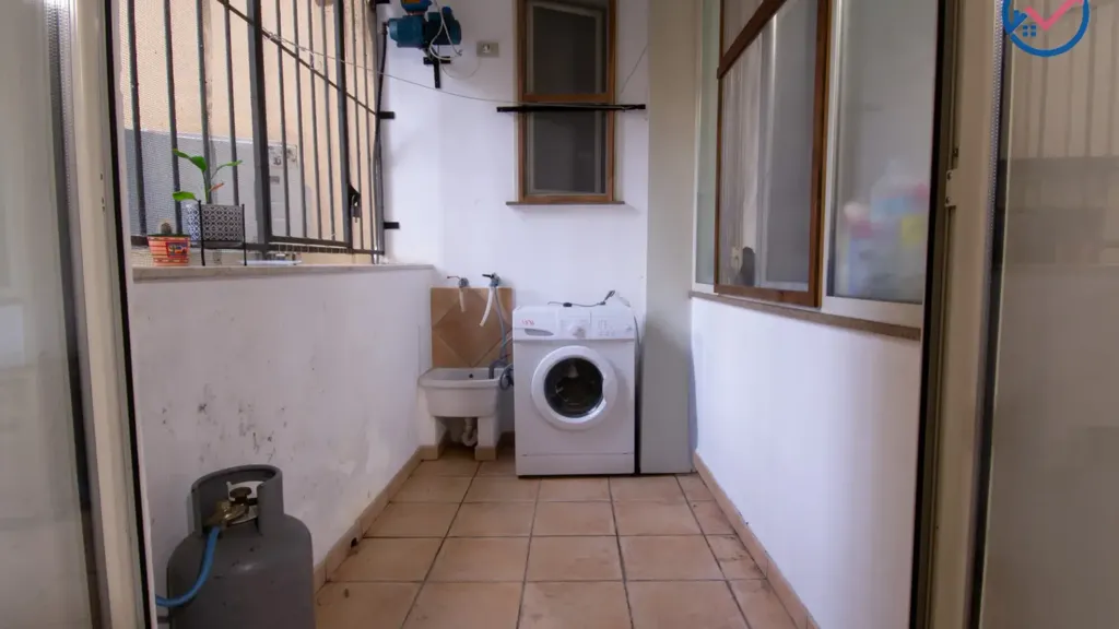 Buanderie - 3-Bedroom Apartment with Balcony in Palermo
