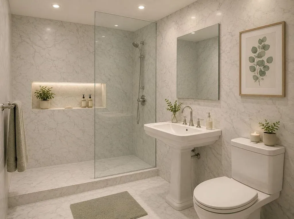 Salles de bain - New Flat with Elevator in San Juan de la Arena
