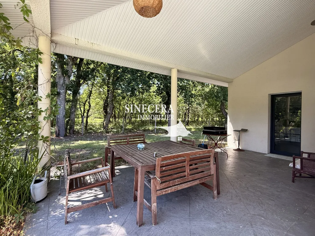 Terrasse - Maison Contemporaine avec Piscine à Sanguinet