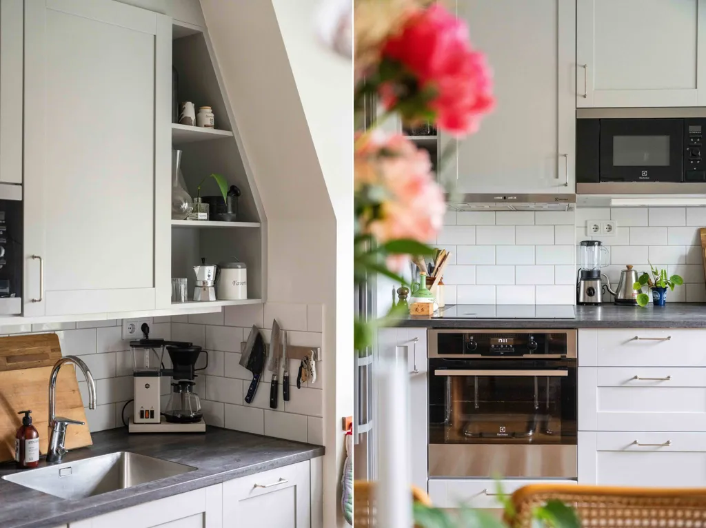 Cuisine - Charming Two-Bedroom Apartment with Fireplace in Enskede