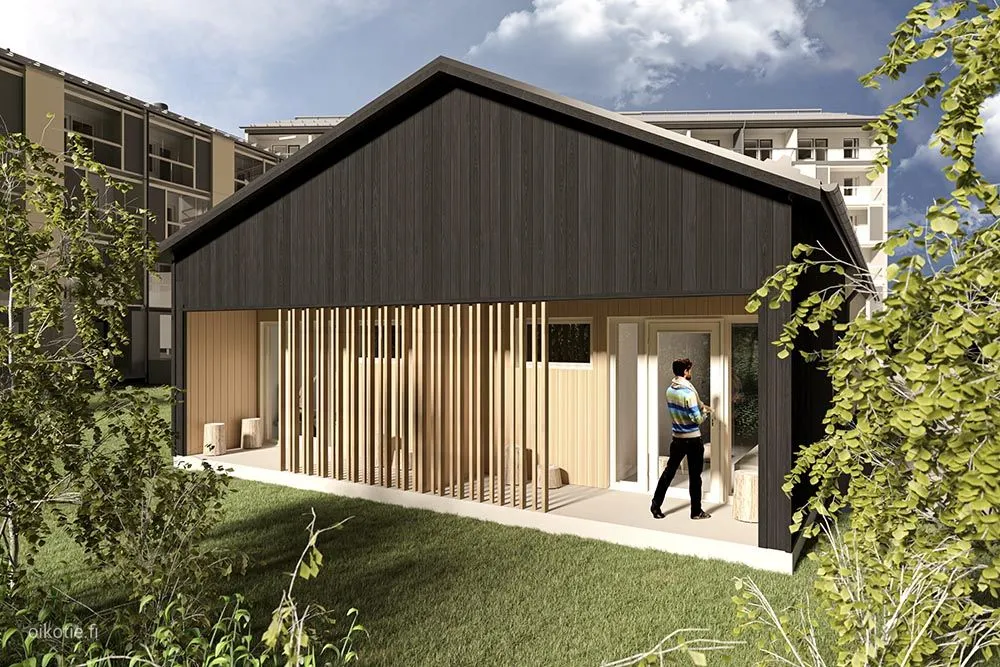 Modern Studio with South-Facing Terrace in Aviapolis
