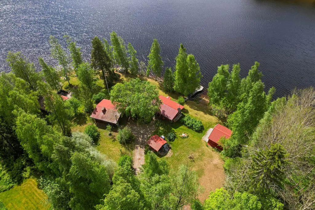 Vue aérienne - Cottage with Private Beach in Ylöjärvi