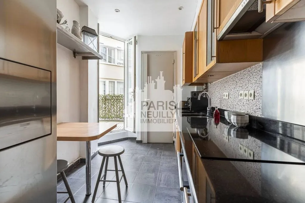 Köök - Luxury Flat with Terrace in Paris 17ème