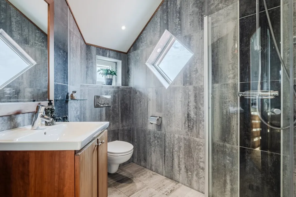 Salles de bain - Architectural Villa with Sea View in Södra Näs