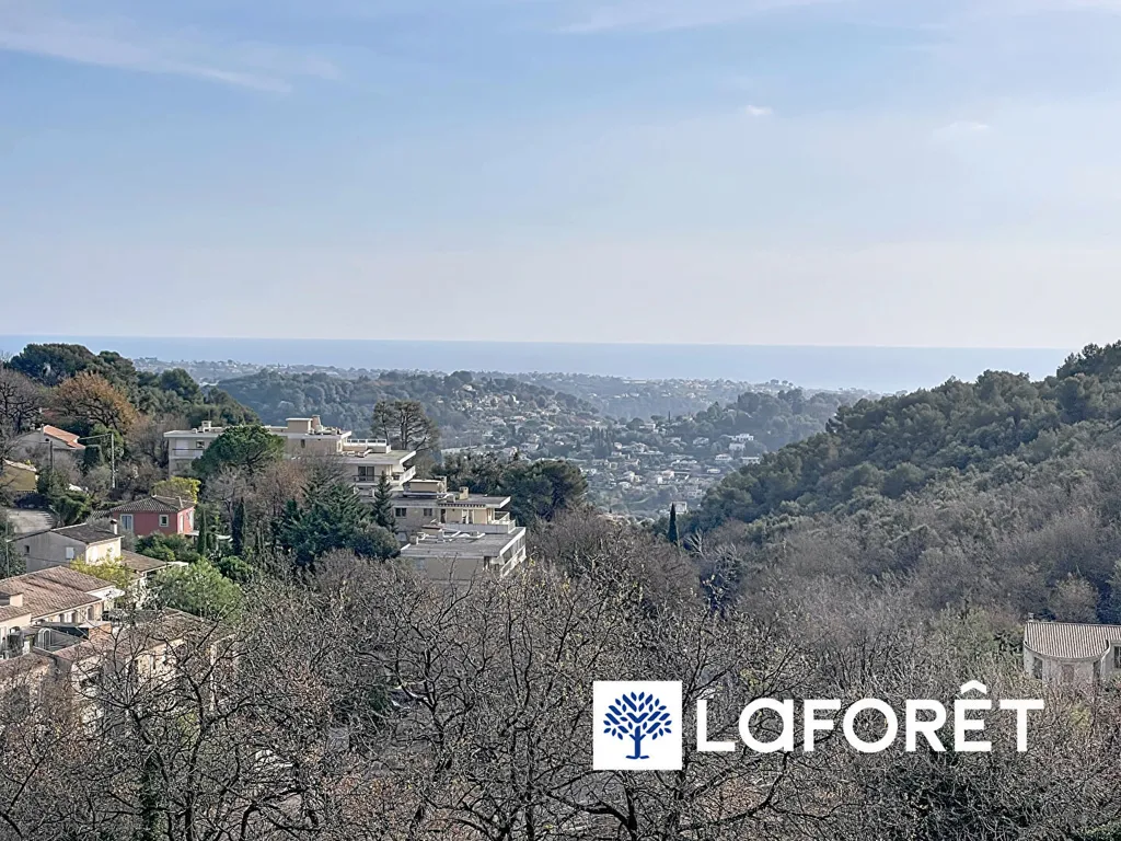 Vue aérienne - Appartement avec Vue Panoramique Mer à Vence