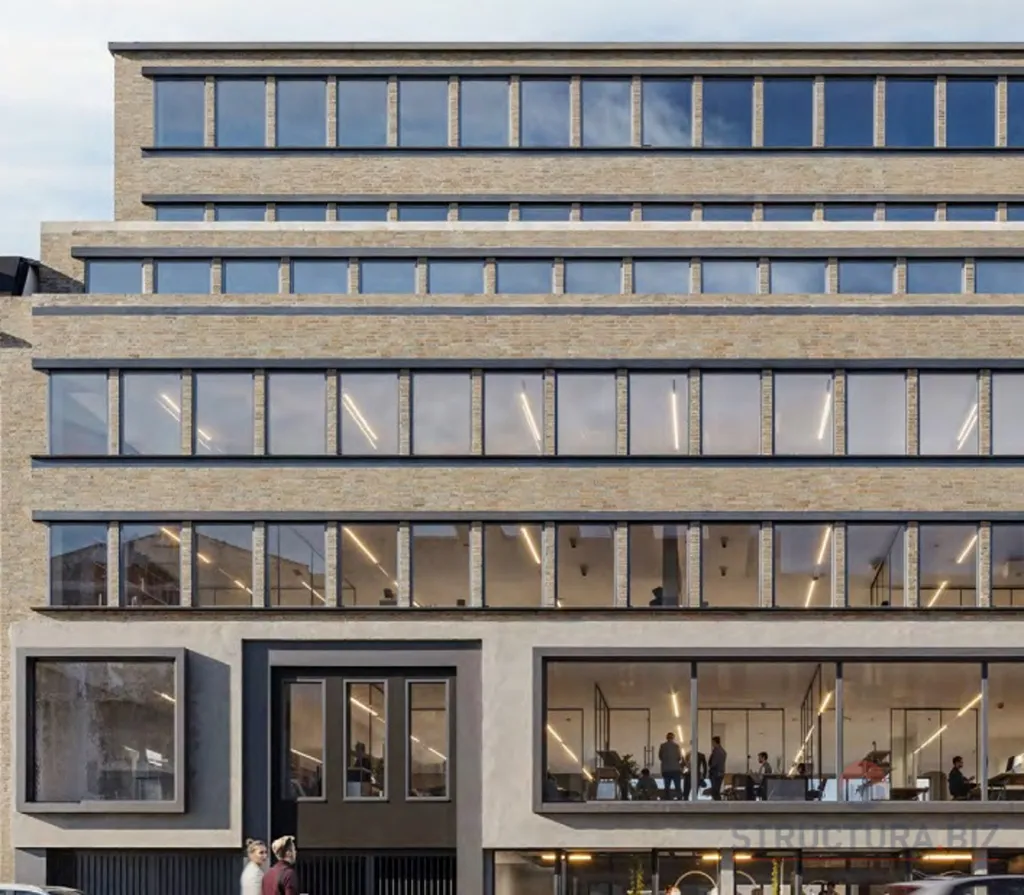 Bureau rénové avec vue sur la Louizalaan à Bruxelles