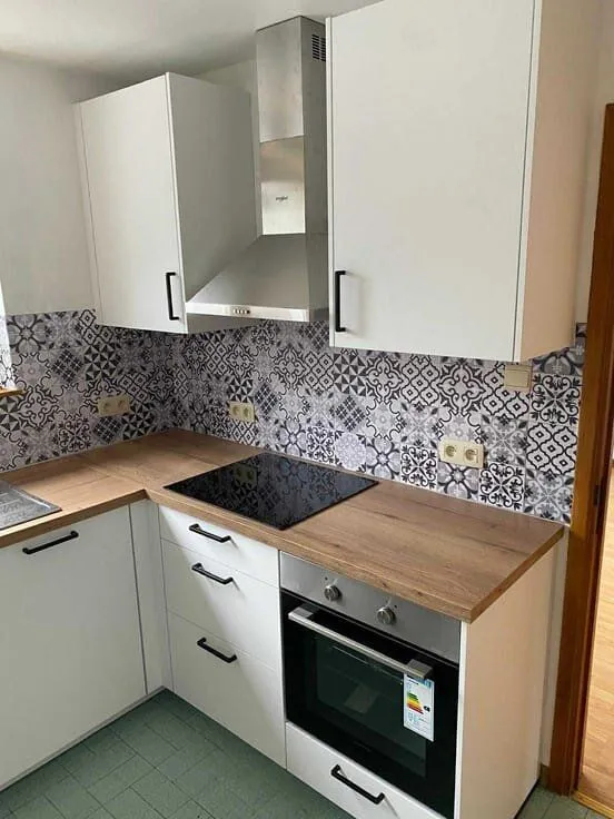Köök - Renovated Flat with Central Heating in Namur