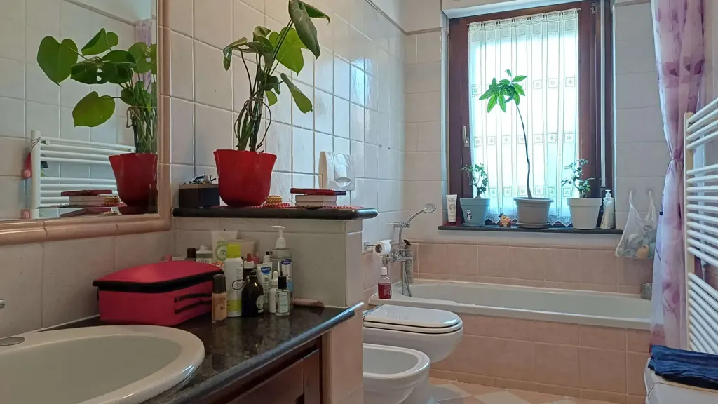 Salles de bain - Ground Floor Apartment with Private Garden in Cirie'