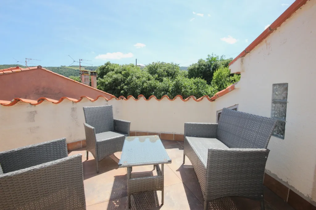 Terrasse - Appartement 4 Pièces avec Terrasse à Collioure